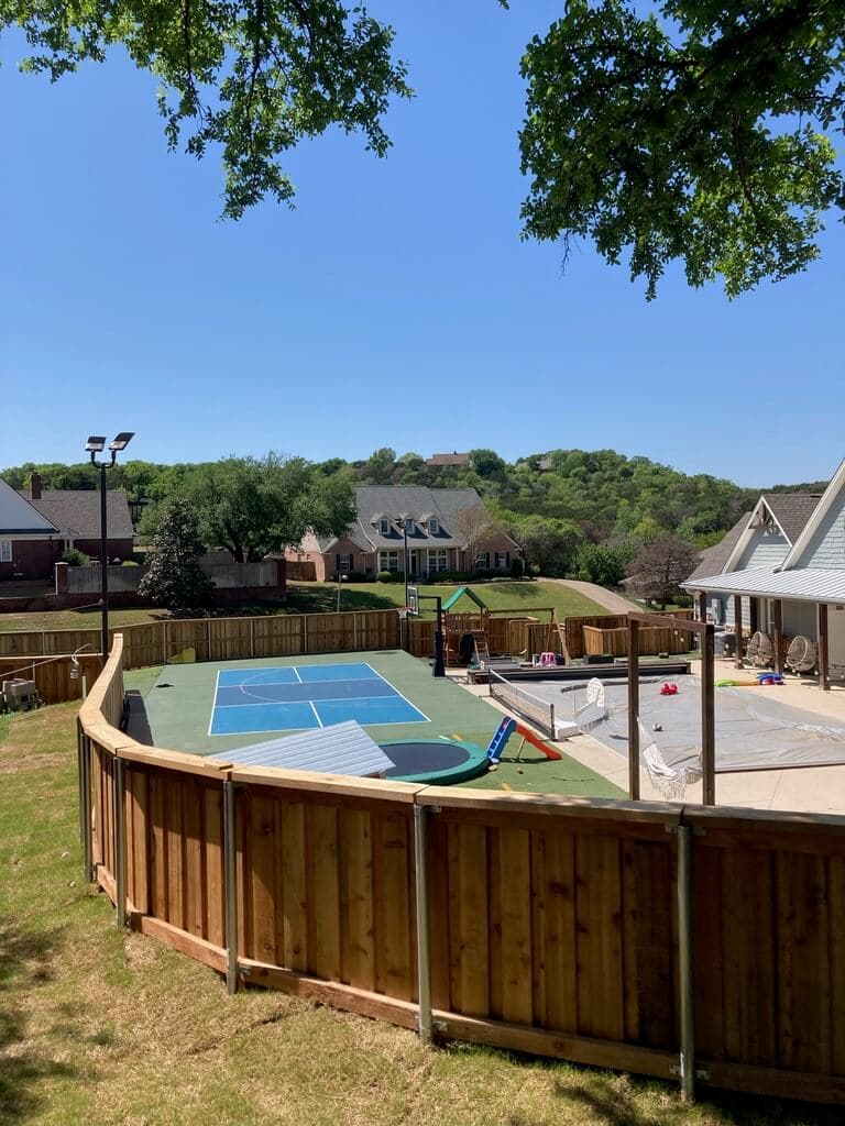 Two-hundred eighty foot fence